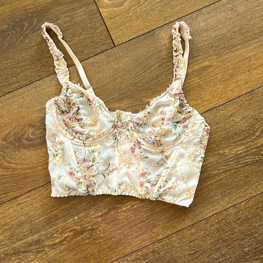 Sheer Corset Bra Top
